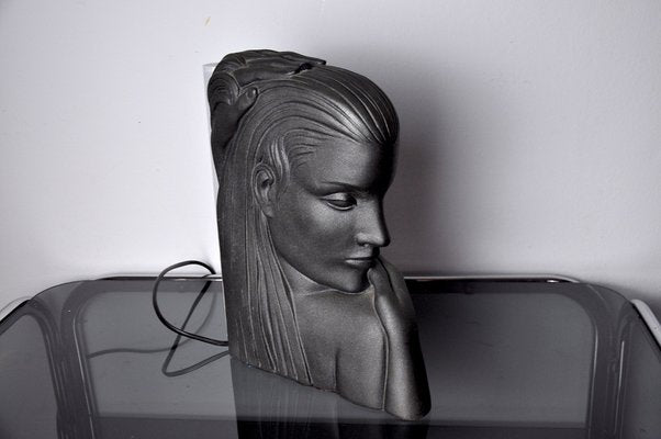 Woman Bust Table Lamp, France, 1970-EJE-1028115