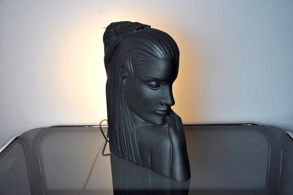 Woman Bust Table Lamp, France, 1970-EJE-1028115