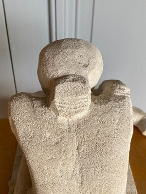 Woman Crouching Sculpture, 1970s, Concrete-QKG-1368347