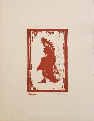 Woman Figure - Original Woodcut Print by A. Marquet - 1910 ca. 1910 ca.-ZCI-761638