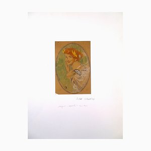 Woman Laughing - Original Pastel by Michel Simonidy - 1920s 1920s-ZCI-754973