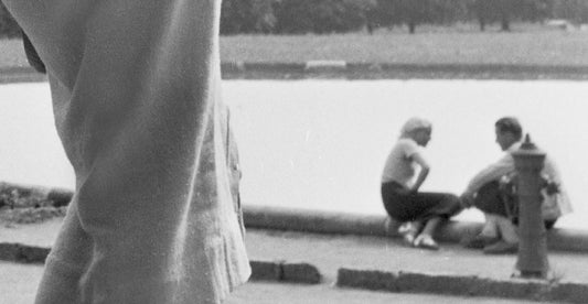 Woman Leaning on Column Cannstatt, Stuttgart Germany, 1935