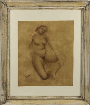 Woman, Original Drawing, Mid-20th-Century-ZCI-1260067