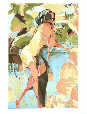 Woman - Original Lithograph by Ugo Rambaldi - 1970s 1970s-ZCI-761816