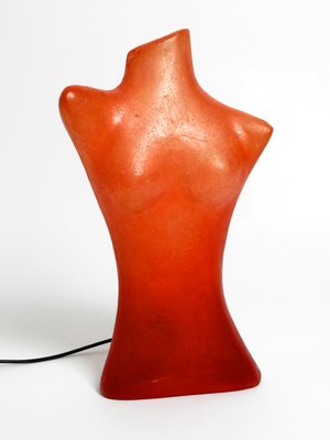 Woman's Torso Table Lamp in Red Fiberglass, 1960s-RR-1377357