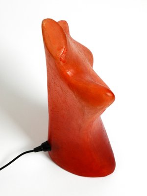 Woman's Torso Table Lamp in Red Fiberglass, 1960s-RR-1377357