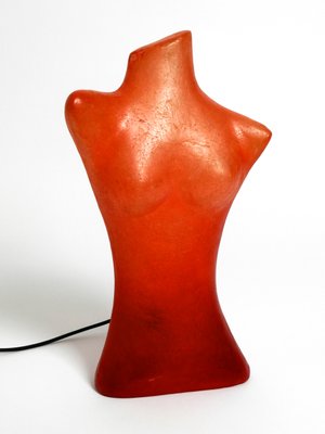 Woman's Torso Table Lamp in Red Fiberglass, 1960s-RR-1377357