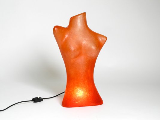 Woman's Torso Table Lamp in Red Fiberglass, 1960s-RR-1377357