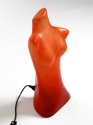 Woman's Torso Table Lamp in Red Fiberglass, 1960s-RR-1377357