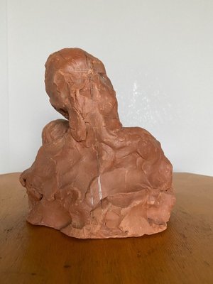 Woman with a Child Sculpture, 1970s, Plaster-QKG-1368440