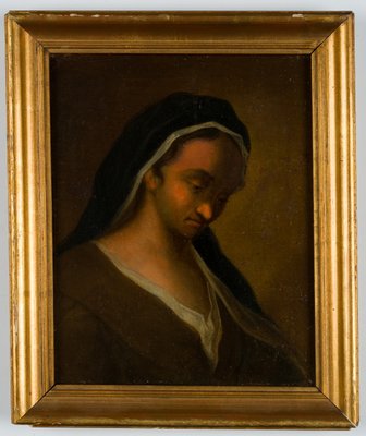 Woman with Headscarf, 1810, Oil on Canvas-OJR-1273267