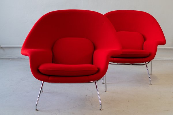 Womb Chairs by Eero Saarinen for Knoll Inc., Set of 2-IXA-1788038