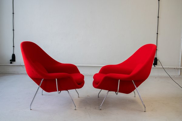 Womb Chairs by Eero Saarinen for Knoll Inc., Set of 2-IXA-1788038