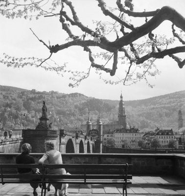 Women at Neckar Heiliggeist Church Heidelberg, Germany 1936, Printed 2021-DYV-990660