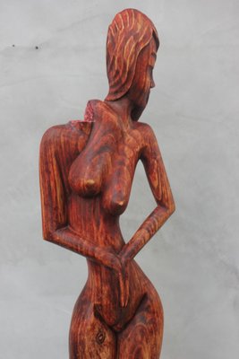 Women Wooden Statue-UWJ-1361664