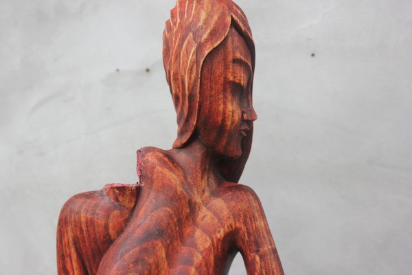 Women Wooden Statue-UWJ-1361664