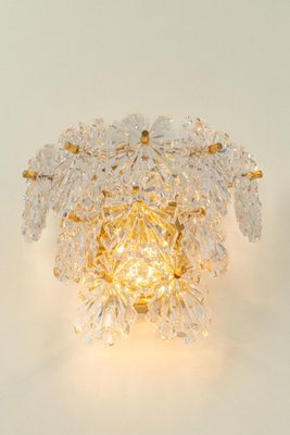 Wonderful Crystal Sconces by Kinkeldey, Germany, 1970s, Set of 2-UGR-1294405