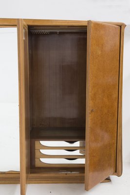 Wood and Brass Cabinet by Paolo Buffa, 1950s-RCE-1419478