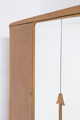 Wood and Brass Cabinet by Paolo Buffa, 1950s-RCE-1419478