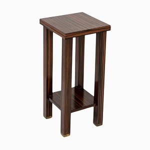 Wood and Brass Side Table by Jacques-E'mile Ruhlmann for Atelier J. E. Ruhlmann-RCE-1099488