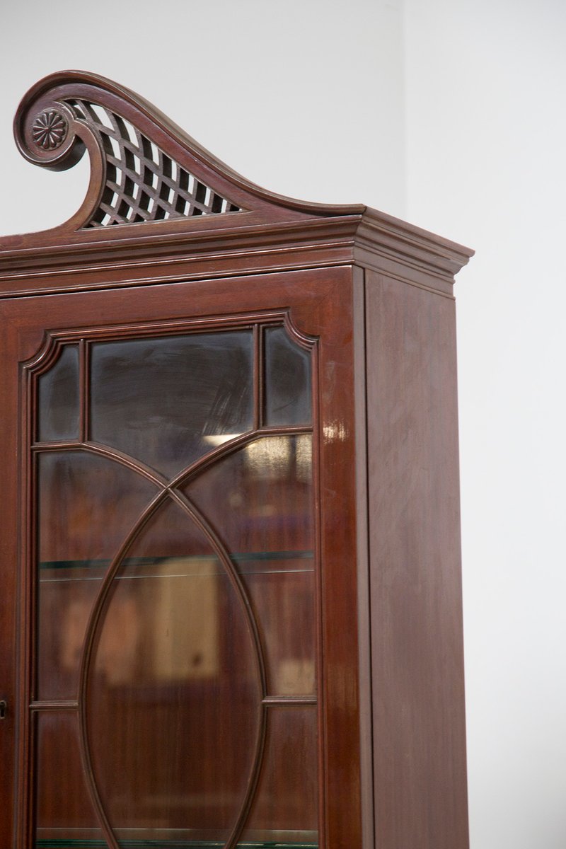 Wood and Glass Cabinet by by Paolo Buffa for Serafino Arrighi, 1950s