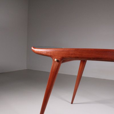 Wood and Glass Table from Carlo De Carli-VJY-1703648