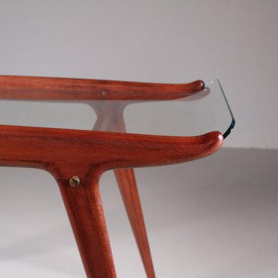 Wood and Glass Table from Carlo De Carli-VJY-1703648