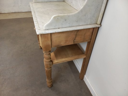 Wood and Marble Dressing Table-TUK-2020097