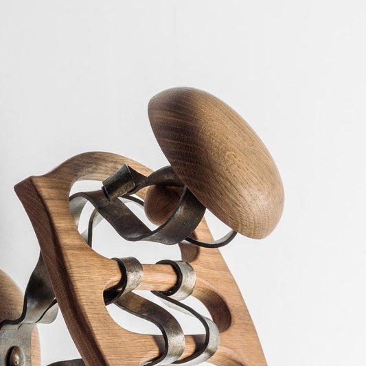 Wood and Metal Calvet Hanger by Antoni Gaudi