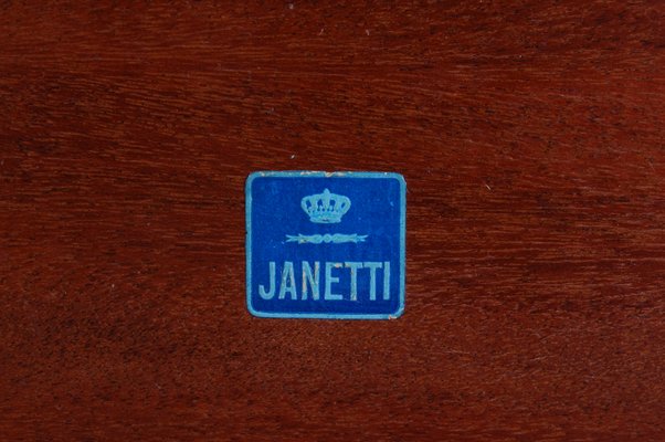 Wood and Silver Box from Janetti Florence, 1950s-XSG-1433705