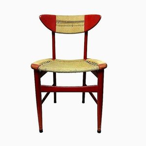 Wood & Braided Rope Dining Chair by Hans Wegner, 1950s-FIP-777138