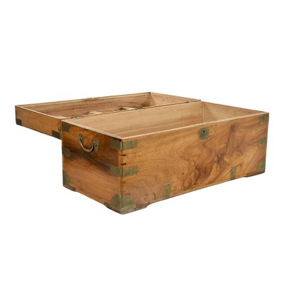 Wood & Brass Fire Officer's Chest-NQ-1239314