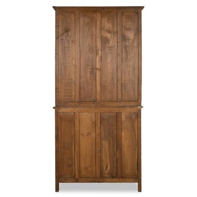 Wood Cabinet with Sliding Glass Doors-NQ-2040777