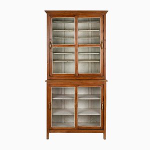 Wood Cabinet with Sliding Glass Doors-NQ-2040777