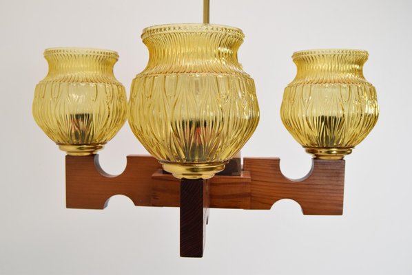 Wood Ceiling Light, 1980s-TZ-1422349