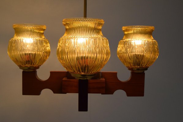 Wood Ceiling Light, 1980s-TZ-1422349