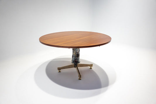 Wood & Ceramic Extendable Dining Table by Melchiorre Bega & Pietro Melandri