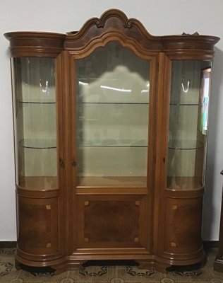 Wood Chippendale Display Cabinet from Mobili Signoretto, 1954-NUO-1785109