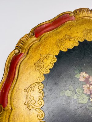 Wood Florentine Tray, Italy, 1960s-UR-1362383