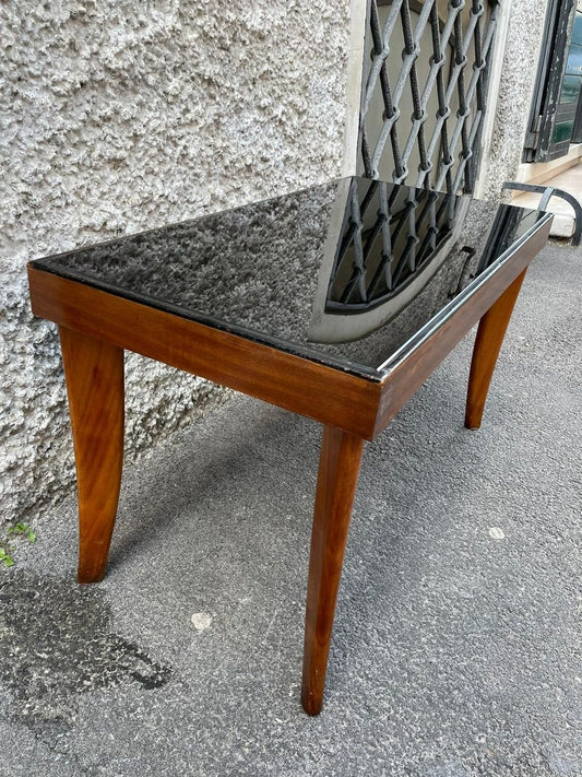 Wood & Glass Table