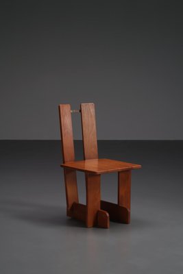 Wood & Metal Chair, Netherlands-XFS-1254906