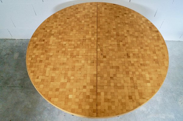 Wood Mosaic Table by Dieter Wäckerlin for Idealheim, 1960s-BHL-1811480