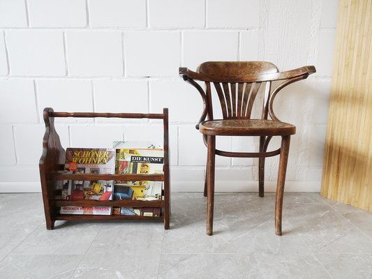 Wood Newspaper Stand, 1950s-BLG-1427587