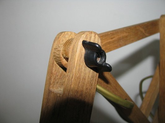 Wood Scissor Lamp from Linus Bopp Limbach, 1970s-SZW-1178560