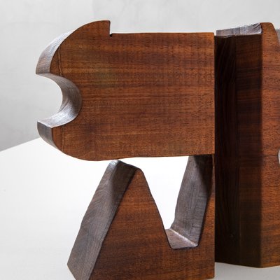 Wood Sculpture by Nerone Ceccarelli & Giancarlo Patuzzi for Gruppo NP2, 1960s-FWM-1179104