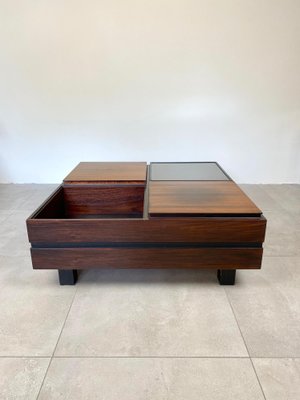 Wood Square Modular Coffee Table by Luigi Sormani, Italy, 1960s-LYQ-1171539