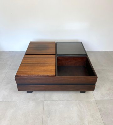 Wood Square Modular Coffee Table by Luigi Sormani, Italy, 1960s-LYQ-1171539