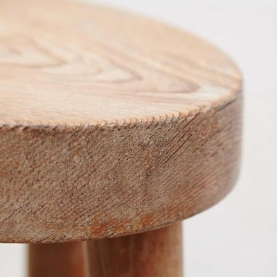 Wood Stool attributed to Charlotte Perriand for Les Arcs, 1960s-WM-1407014