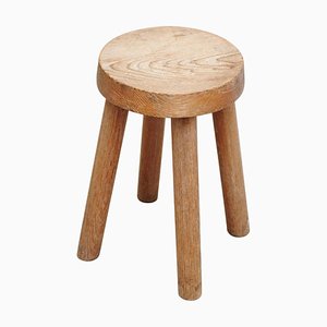 Wood Stool attributed to Charlotte Perriand for Les Arcs, 1960s-WM-1407014