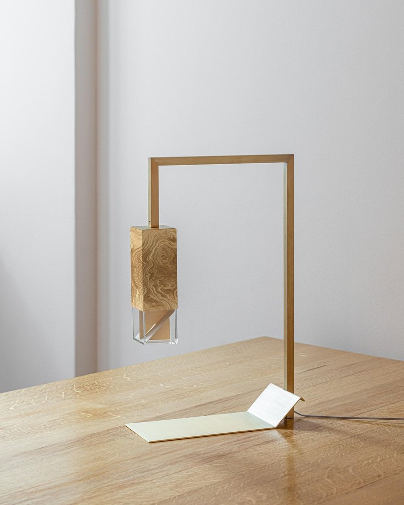 Wood Table Lamp Two 01 Revamp Edition by Formaminima